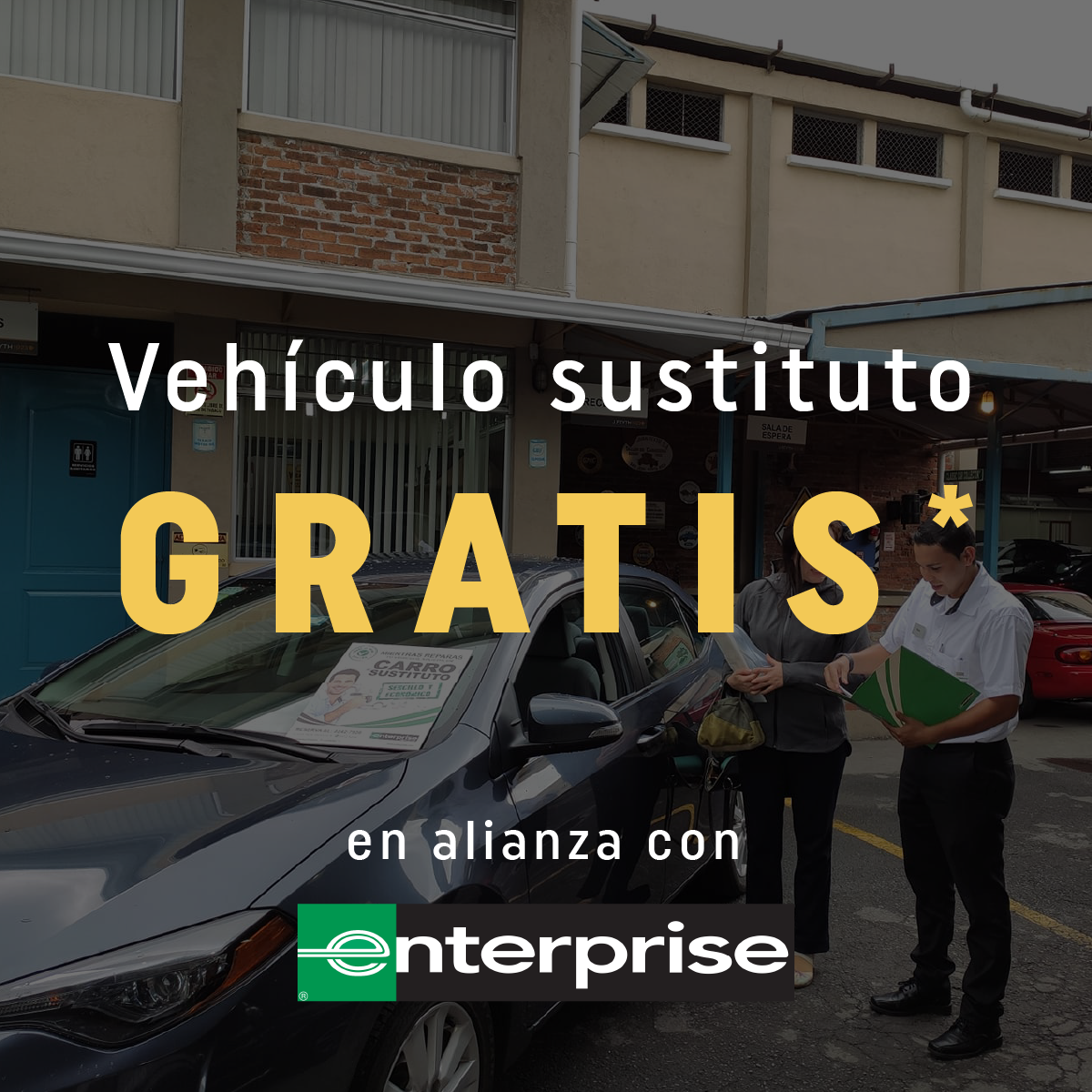 Enterprise Rent a Car — vehículo sustituto